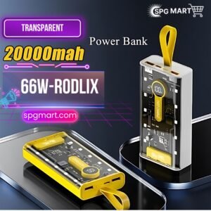 66W Super Fast Charge Power Bank 20000mAh